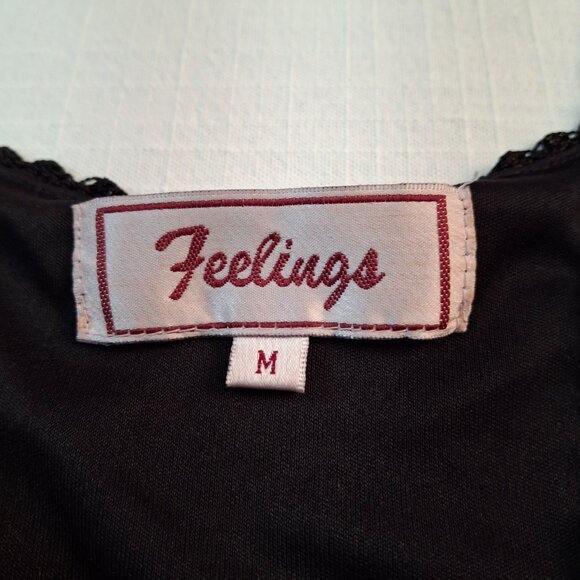 Black Fine Filigree Crochet Corset Sz M Lined Scalloped Edges Stretchy - Picture 14 of 16